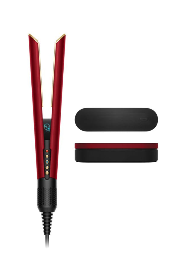 Lisseur séchant Dyson Airstrait™ (Velours Rouge/Or)